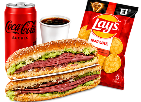Formule sandwich Sodour avec chips et boisson