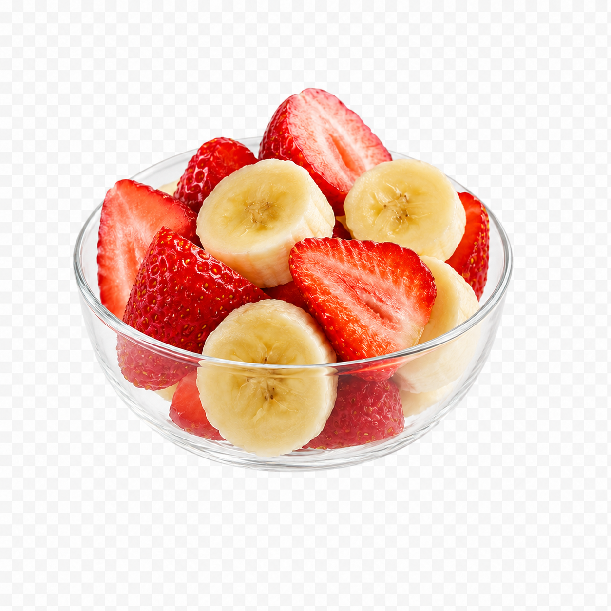 Salade de fruits fraise banane