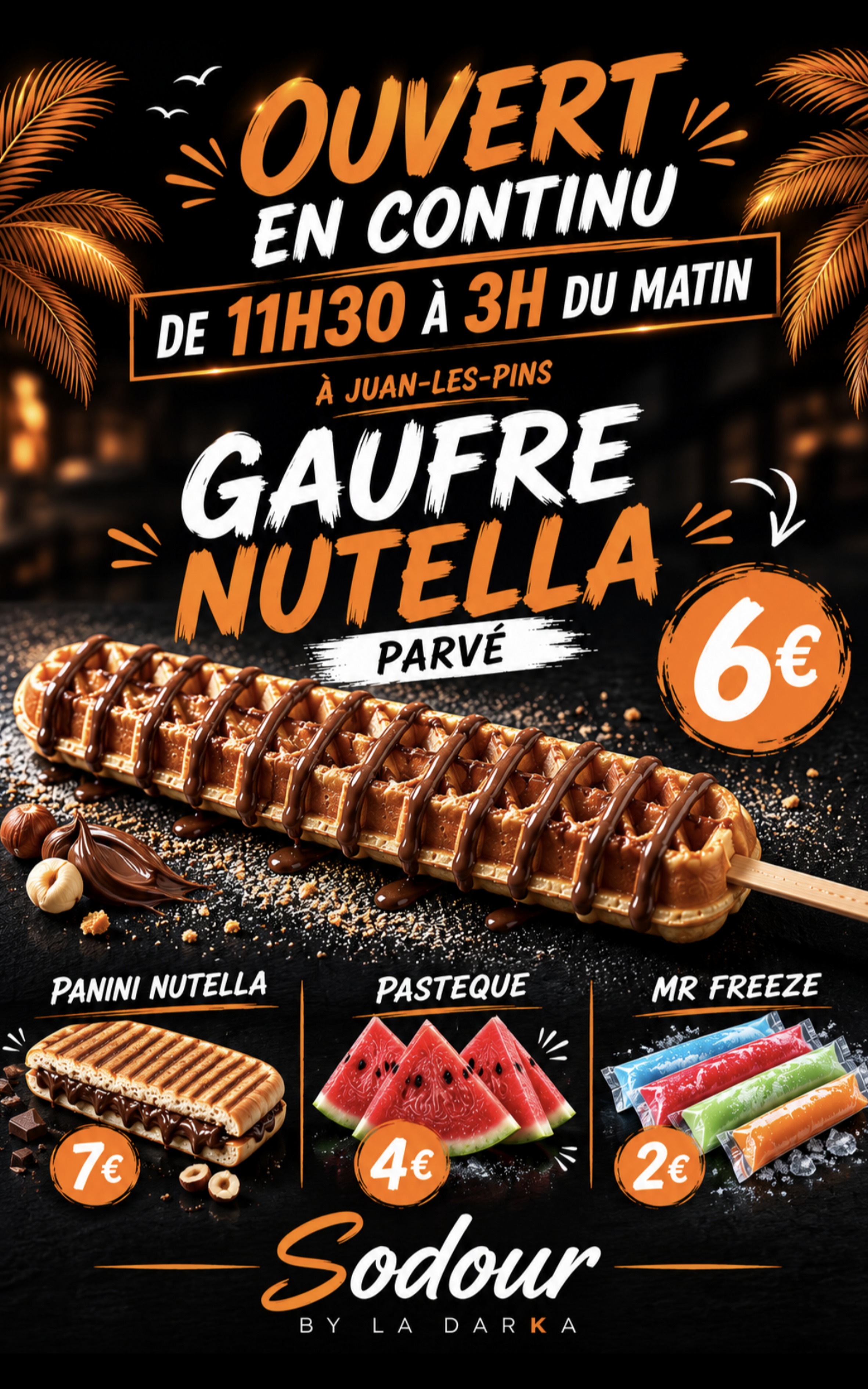 Flyer complet des gourmandises parvées Sodour